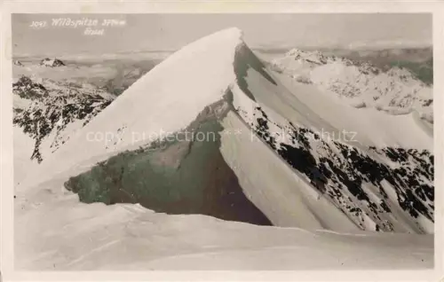 AK / Ansichtskarte Wildspitze 3774m St Leonhard Pitztal oetztaler Alpen AT Wildspitze Gipfel Gletscher Schnee Oetztal Alpen Bergkamm Hochgebirge