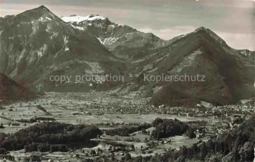 AK / Ansichtskarte Goldswil Interlaken BE Goldswil Ringgenberg Wilderswil Interlaken Sulegg Schwalmern Abendberg Talblick Bergpanorama Siedlung