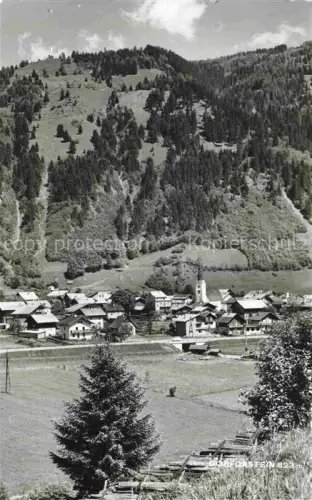 AK / Ansichtskarte Dorfgastein Pinzgau-Pongau Salzburg AT Dorfansicht Kirchturm Bergwald Almdorf Wiesen Alpen