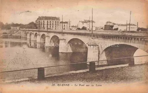 AK / Ansichtskarte ROANNE 42 Loire Pont-sur-la-Loire Bruecke Loire Stadtansicht