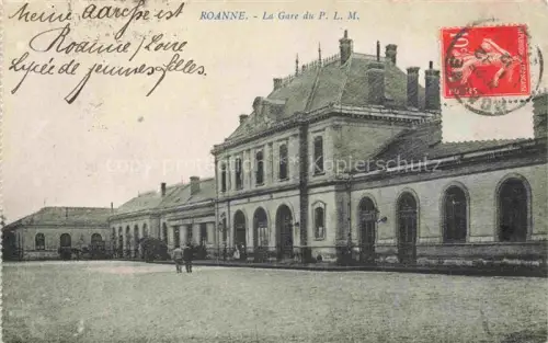 AK / Ansichtskarte ROANNE 42 Loire Gare-du-P.L.M. Bahnhof Bahnhofsgebaeude