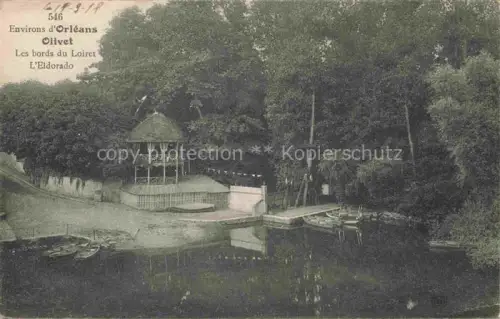 AK / Ansichtskarte Olivet  ORLEANS 45 Loiret Bords-du-Loiret Eldorado Pavillon Fluss Boote Baeume Ufer Kiosk