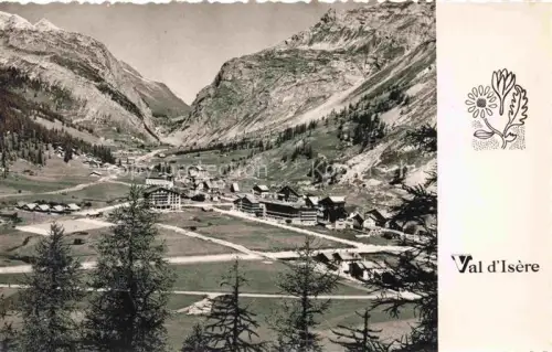 AK / Ansichtskarte Val d Isere Albertville 73 Savoie Bergtal Alpen Hotels Wiesen Tannenbaeume Berggipfel Ortschaft Hotel-du-Solaise