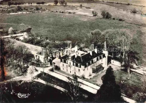 AK / Ansichtskarte Vereux VESOUL 70 Haute-Saone Château Saône Fliegeraufnahme Schlosspark Felder Luftbild