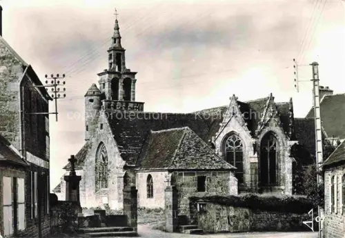 AK / Ansichtskarte Ploulec h LANNION 22 Cotes-d Armor Église Clocher Abside Kirchplatz Kreuz Dorf