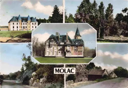 AK / Ansichtskarte Molac VANNES 56 Morbihan Château-de-Talvand Château-de-Villeneuve Vallée-du-Pont-Neuf Vallée-de-Lancou Fachwerk Schloss Felsen Dorfeingang