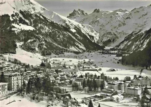 AK / Ansichtskarte Engelberg  OW Skigebiet Winterlandschaft Schnee Berge Alpen Hotels Palace-Hotel Tal