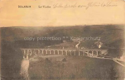 AK / Ansichtskarte Dolhain Limbourg Belgie Viaduc Eisenbahnviadukt Fluss Tal Bruecke Bogen Landschaft
