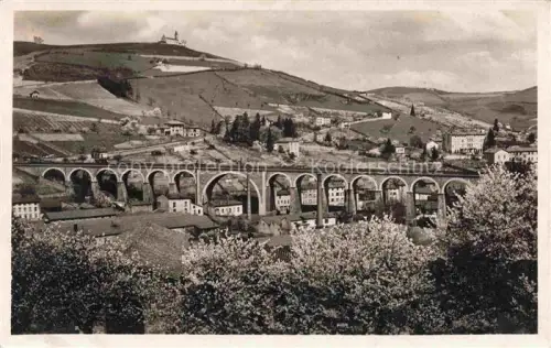 AK / Ansichtskarte Tarare Villefranche-sur-Saone 69 Rhone Viaduc Chapelle-de-Bel-Air Viadukt Weinberge Huegel Haeuser Obstbaeume