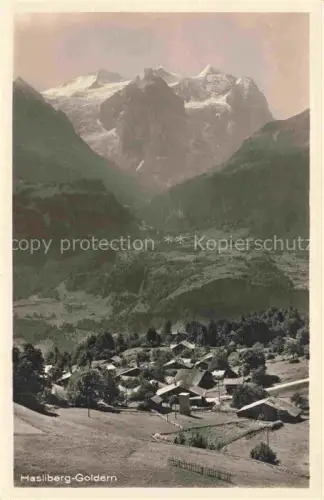 AK / Ansichtskarte Hasliberg Goldern Hasliberg-Goldern Bergdorf Alpen Gletscher Bergpanorama Weiler