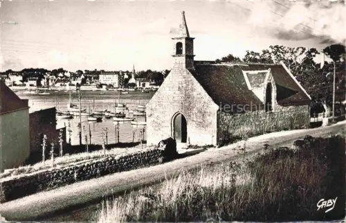 AK / Ansichtskarte Sainte-Marine Benodet Quimper 29 Finistere Sainte-Marine Chapelle Bénodet Hafen Segelboote Bretagne Odet Kueste