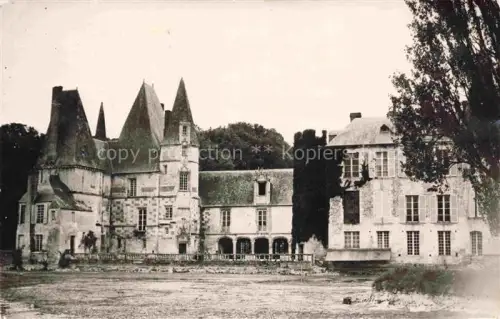 AK / Ansichtskarte Mortree Argentan 61 Orne Château-d O Schloss Tuerme Renaissanceschloss Fassade Spitztuerme Baeume