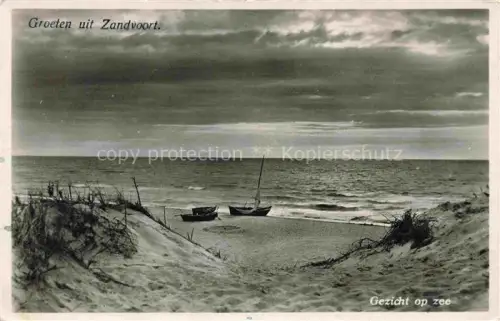 AK / Ansichtskarte Bentveld Strand Duenen Meer Segelboote Nordsee Wellen