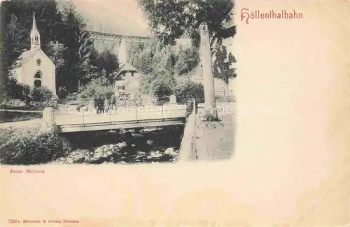 AK / Ansichtskarte Hoellentalbahn Schwarzwald BW Hoellenthalbahn Hoellental Sternen Kirche Bruecke Bach Viadukt Baeume