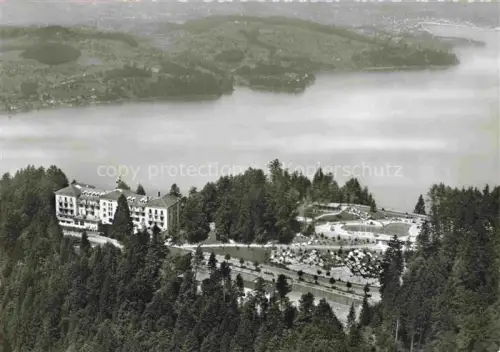 AK / Ansichtskarte Buergenstock Vierwaldstaettersee NW Grand-Hotel Swimming-pool Tennis Wald Vierwaldstaettersee Ferienzentrum