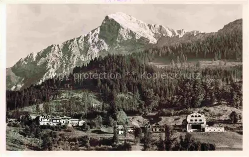 AK / Ansichtskarte Obersalzberg Berchtesgaden Bayern Hoher-Goell Bergdorf Alpenhotel Wald Berge Wiesen Berchtesgadener-Land