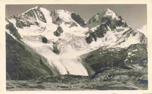 AK / Ansichtskarte Oberengadin GR Fuorcla-Surley Bernina Scersen Roseg Gletscher Gebirge Schnee