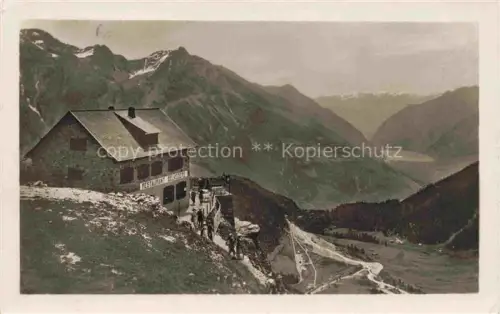 AK / Ansichtskarte Alp Gruem Bernina GR Alp-Gruem Hotel-Restaurant-Belvédère Puschlav Talblick Wanderer Gebirge