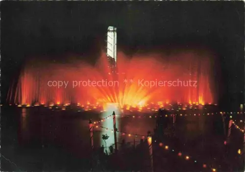 AK / Ansichtskarte PLANTEN UN BLOMEN Ausstellungspark HAMBURG Wasserlichtkonzert 