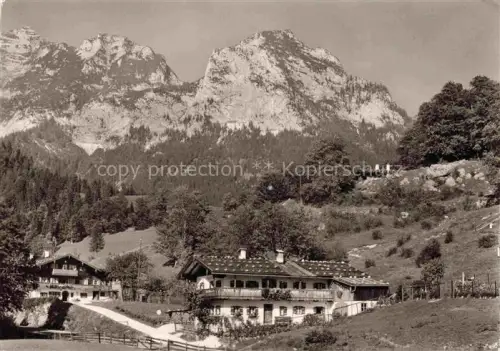 AK / Ansichtskarte RAMSAU  Berchtesgaden Bayern Haus-Marxenhaeusl Reiteralpe Berggipfel Bauernhaus Alpen Wald Wiese