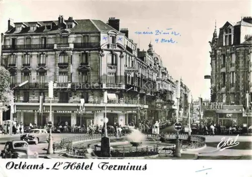 AK / Ansichtskarte ORLEANS 45 Loiret Hotel-Terminus La-Grande-Taverne Rue-de-la-République Strassenszene Autos Brunnen Passanten Geschaefte