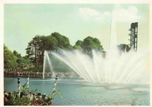 AK / Ansichtskarte IGA Gartenbauaustellung International Hamburg Grosse Wasserspiele 