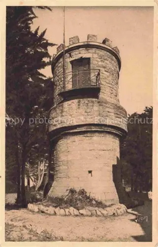 AK / Ansichtskarte Batz-sur-Mer Saint-Nazaire 44 Loire-Atlantique Prieuré-St-Georges Tour Turm mittelalterlich Baeume Park