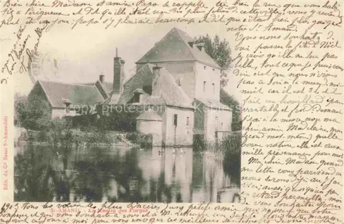 AK / Ansichtskarte St-Amand-Montrond St-Amand-Mont-Rond 18 Cher Moulin-des-Forges Muehle Weiher Gutsgebaeude Baeume Reflexion