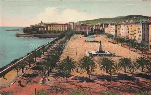 AK / Ansichtskarte Porta BASTIA 2B Haute-Corse Place-St-Nicolas Palmen Denkmal Promenade Meer Hafen Altstadt Meeresmauer