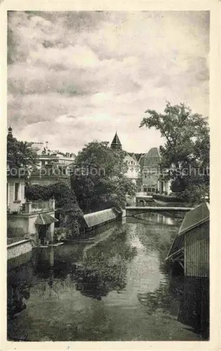 AK / Ansichtskarte VIERZON 18 Cher Yèvre Jardin-Public Fluss Kirche Haeuser Baeume Waschhaus Bruecke