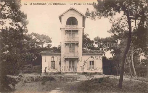 AK / Ansichtskarte St-Georges-de-Didonne ROYAN 17 Charente-Maritime Phare-de-Suzac Leuchtturm Kiefernwald Pinien Gebaeude