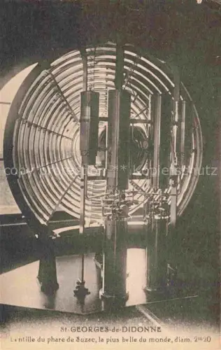 AK / Ansichtskarte St-Georges-de-Didonne ROYAN 17 Charente-Maritime Lentille-de-Fresnel Phare-de-Suzac Fresnel-Linse Leuchtturm-Optik Innenansicht