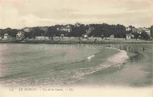 AK / Ansichtskarte Le Bureau SAINT-PALAIS-SUR-MER Rochefort 17 Charente-Maritime La-Conche Strand Meer Villas Baeume Mauer Spaziergaenger Kueste
