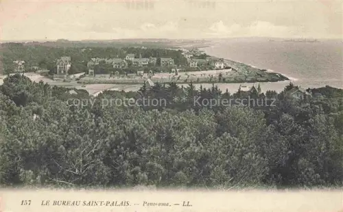 AK / Ansichtskarte SAINT-PALAIS-SUR-MER Rochefort 17 Charente-Maritime Panorama Kueste Meer Kiefern Villen Atlantik