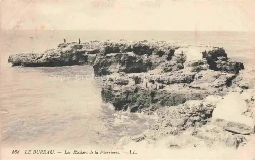 AK / Ansichtskarte SAINT-PALAIS-SUR-MER Rochefort 17 Charente-Maritime Rochers-de-la-Pierrières Felsen Meer Kueste Atlantik Wellen Fischer
