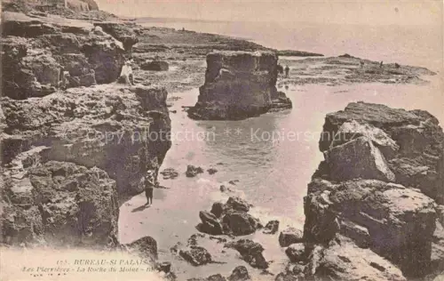 AK / Ansichtskarte SAINT-PALAIS-SUR-MER Rochefort 17 Charente-Maritime Pierrières Roche-du-Moine Felsenkueste Meer Felsen Personen