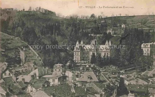 AK / Ansichtskarte TULLE 19 Correze La-Préfecture Praefektur Stadtansicht Daecher Huegel Baeume Tal