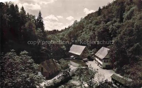AK / Ansichtskarte Wimsen Hayingen Reutlingen BW Wimsener-Hoehle Gasthaus-zur-Friedrichshoehle Pension Wald Tal Gehoeft