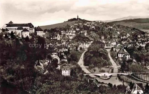 AK / Ansichtskarte Derendingen  TueBINGEN BW Schloss Neckar Bruecke Stadtpanorama Kirche Huegel Baeume