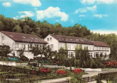 AK / Ansichtskarte Oberndorf Rudersberg Waiblingen Rems-Murr-Kreis BW Kurheim-Elim Sanatorium Garten Blumen Waldhilten
