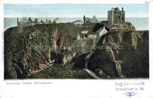 AK / Ansichtskarte Stonehaven Aberdeenshire Scotland UK Dunnottar-Castle Burgruine Klippe Meer Schottland Aberdeenshire