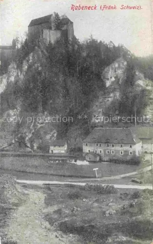 AK / Ansichtskarte Rabeneck Waischenfeld Frankische Schweiz Bayern Burg-Rabeneck Felsberg Fraenkische-Schweiz Schlucht Dorf