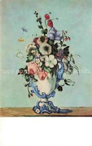 AK / Ansichtskarte CEZANNE Paul (1839-1906) Kuenstlerkarte Vase of Flowers Woshington