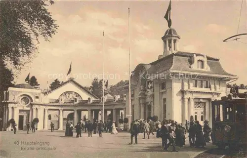 AK / Ansichtskarte Landes-Ausstellung Landesausstellung Bern 1914 Haupteingang 