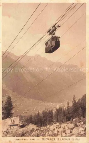 AK / Ansichtskarte SEILBAHN Cable-Car Telepherique Chamonix Mont Blanc 