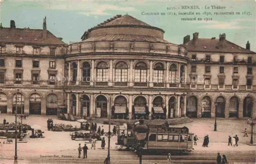 AK / Ansichtskarte STRAssENBAHN Tramway-- Rennes Le Teatree