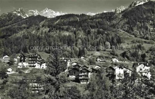 AK / Ansichtskarte Les Marecottes Saint-Maurice VS Bergdorf Chalets Wald Berge Luisin Schneeberge Alpen