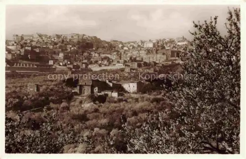 AK / Ansichtskarte Agrigento Sicilia IT Mandelbluete Stadtpanorama Olivenbaeume Huegel Mandelbaeume-in-Bluete