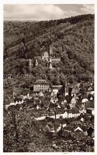 AK / Ansichtskarte Wertheim Main BW Main Burg Kirche Altstadt Stadtpanorama Wald Haeuserzeilen