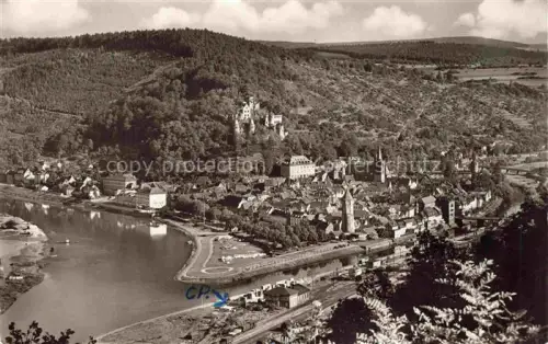 AK / Ansichtskarte Wertheim Main BW Main Tauber Flussmuendung Panorama Burg Stadtansicht Wald Fliegeraufnahme